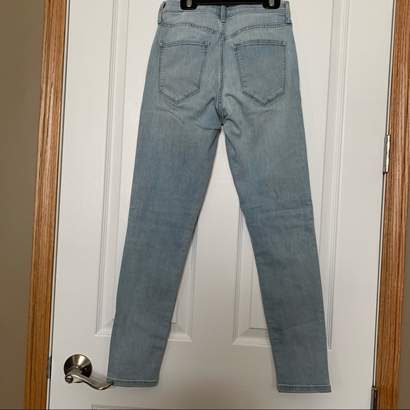 BANANA REPUBLIC high rise ankle length light wash denim skinny jean size… - Picture 2 of 12